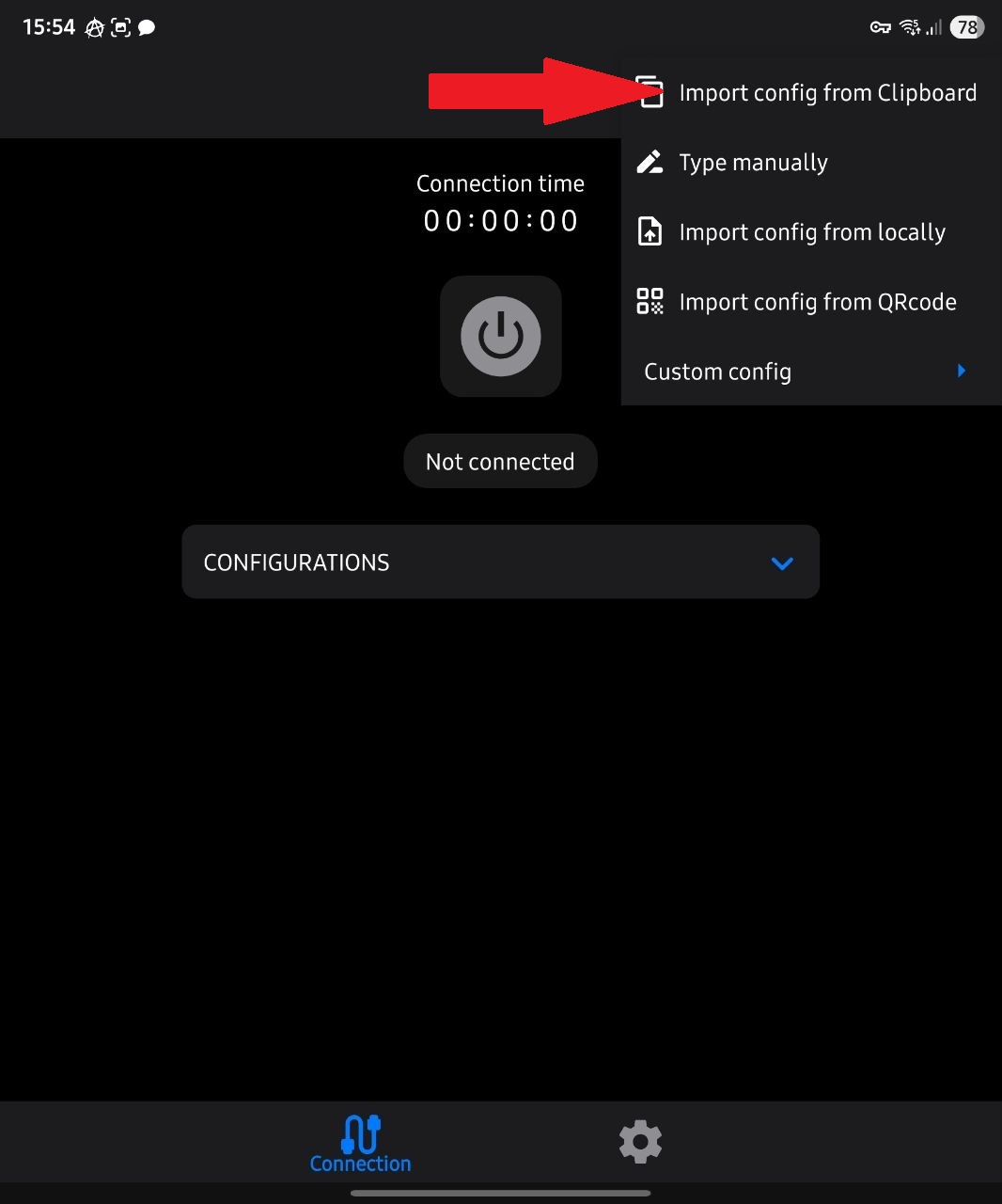 Android: импорт из буфера обмена